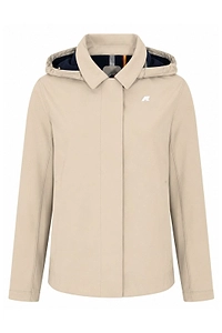 K-Way Hooded Zip-Up Jacket