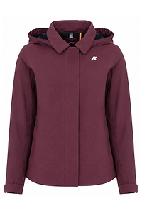 K-Way Hooded Zip-Up Jacket