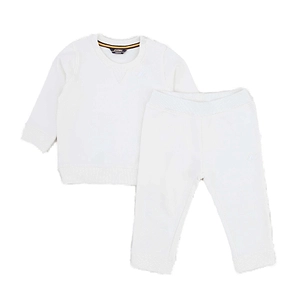 K-Way Kids Logo Embroidered Crewneck Tracksuit