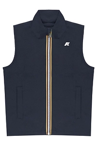 K-Way Kids Zip Front Padded Vest Jacket