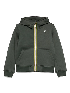 K-Way Kids Zip-Front Hoodie Jacket