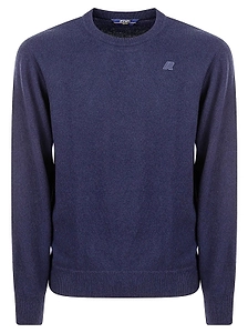 K-Way Logo Crew Neck Knitted Sweater