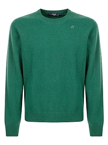 K-Way Logo Crew Neck Knitted Sweater