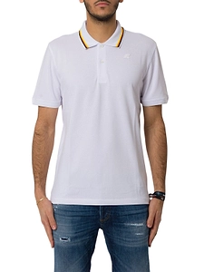 K-Way Logo Patch Short-Sleeved Polo Shirt