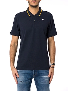 K-Way Logo Patch Short-Sleeved Polo Shirt
