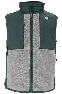 K-Way Logo Printed Panelled Gilet
