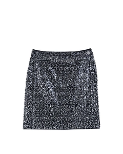 Karl Lagerfeld Sequin Tweed Skirt