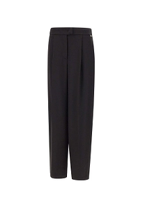 Kaos Pleated Straight-Leg Pants