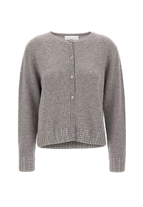 Kaos Rhinestone Trim Cardigan