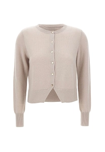 Kaos Ribbed Crew-Neck Cardigan
