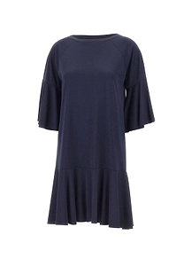 Kaos Ruffled Raglan Sleeve Dress