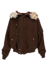 Kaptain Sunshine Fur Collar Regular Fit Coat