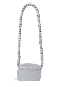 Kara Logo Lettering Knotted Strap Shoulder Bag
