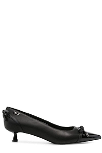 Karl Lagerfeld Bow Detailed Pointed Toe Pumps