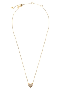 Amour Pave Pendant Necklace
