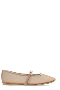 Kate Spade Halo Mesh Mary Jane Ballet Flats