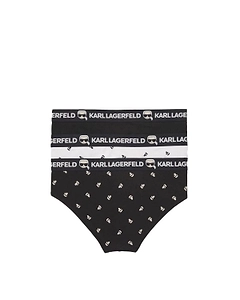 Karl Lagerfeld Ikonik Logo Briefs Set