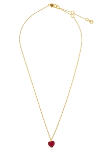 My Love July Heart Pendant Necklace