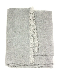 Kangra Fringed Wool Blend Scarf