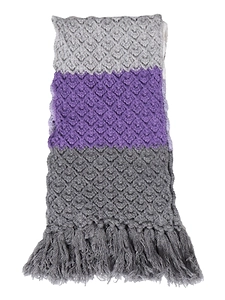 Kangra Fringed Knitted Scarf