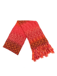 Fringed Knitted Scarf