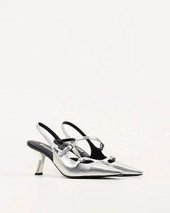 Karl Lagerfeld Karmel Slingback Heeled Pumps