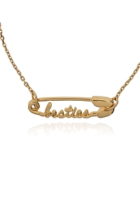 Kate Spade Script Safety Pin Bracelets