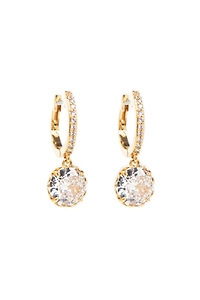 Kate Spade That Sparkle Pavé Mini Hoop Earrings