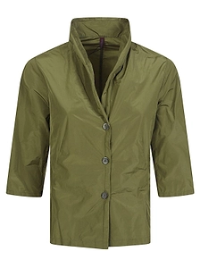 Katharina Hovman Buttoned Stand Collar Top
