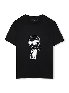 Karl Lagerfeld Kids Logo Graphic T-Shirt