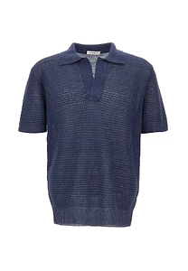 Kangra Open Knit Polo Shirt