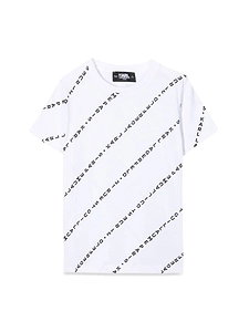 Karl Lagerfeld Kids Logo Print T-Shirt