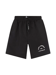 Karl Lagerfeld Kids Logo-Print Swim Shorts