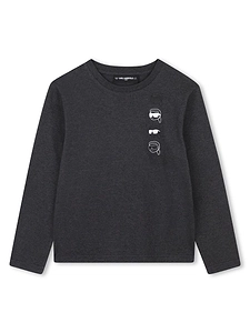 Karl Lagerfeld Kids Logo Print T-Shirt