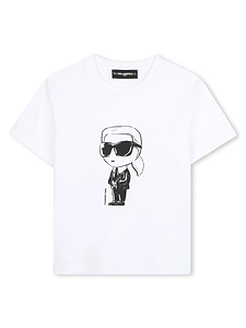 Karl Lagerfeld Kids Logo Print T-Shirt