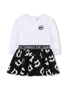 Logo Print Dress