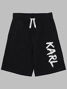 Karl Lagerfeld Kids Logo Print Shorts