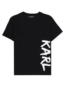 Karl Lagerfeld Kids Logo Print T-Shirt