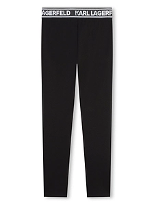 Karl Lagerfeld Kids Logo Waist Leggings