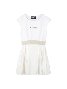 Karl Lagerfeld Kids Pleated Dress