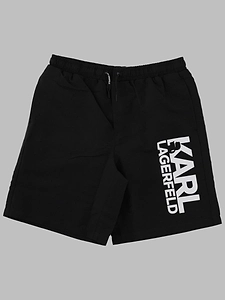 Karl Lagerfeld Kids Surfer Logo Swim Shorts