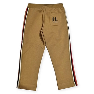Karl Lagerfeld Kids Stripe Detailed Logo Printed Trousers