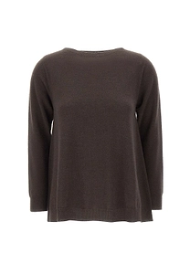 Kangra Relaxed Crew Neck Knitted Sweater
