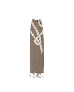 Karl Lagerfeld K/Signature Logo Jacquard Scarf