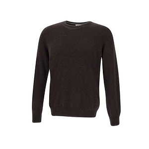 Kangra Ribbed Crew Neck Knitted Sweater