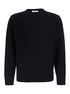 Kangra Ribbed Crew Neck Knitted Sweater