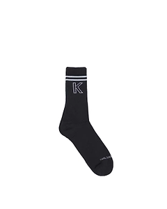 Karl Lagerfeld Logo Printed Stretched Socks