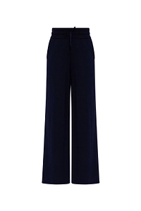Kenzo Drawstring Wide-Leg Knitted Trousers