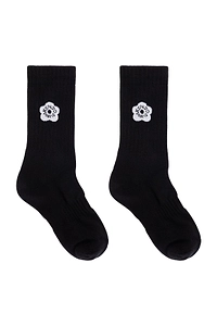 Floral-Intarsia Socks