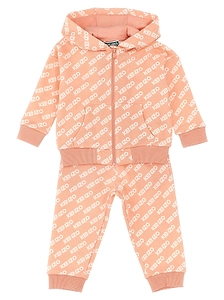 Kenzo Kids All-Over Printed Zip-Up Tracksuit